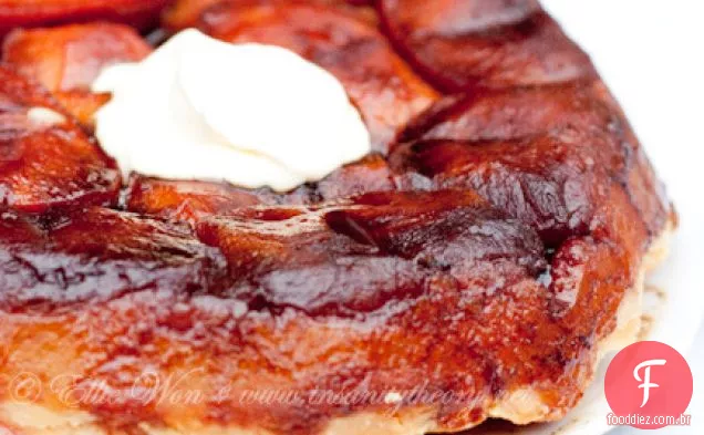 Tarte Tatin Com Massa Quebrada De Creme Azedo