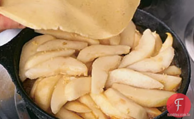 Pear Tarte Tatin Com Massa De Amêndoa
