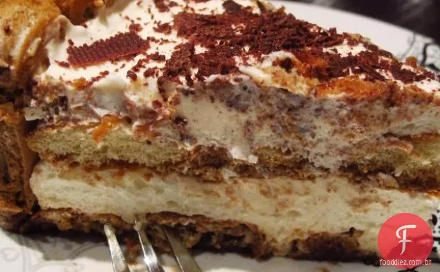 Tiramisu clássico e um chocolate sem café-Tiramisu laranja