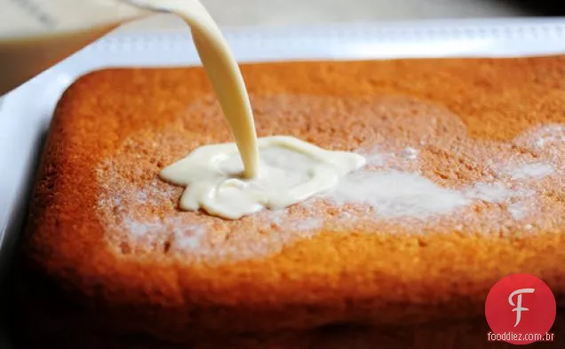 Bolo tres Leche (bolo de três Leites)