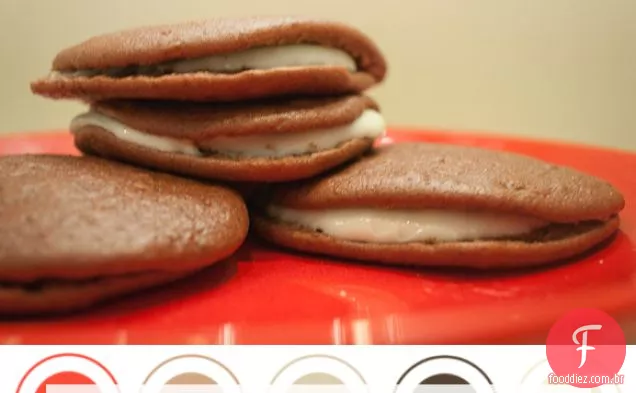 Chocolate & Cream Cheese Whoopie Pies