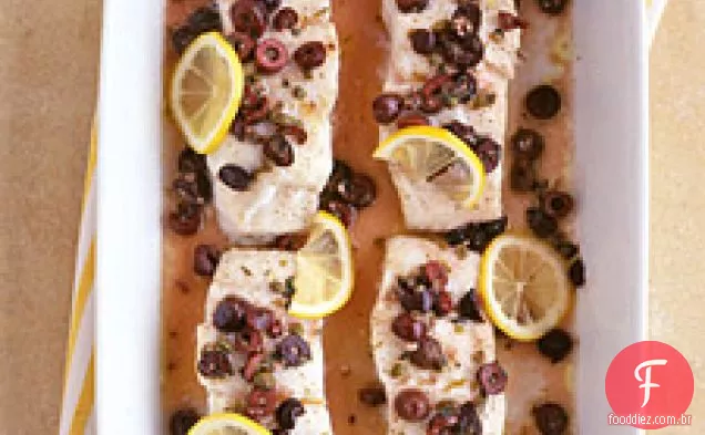 Bacalhau Assado Com Azeitonas