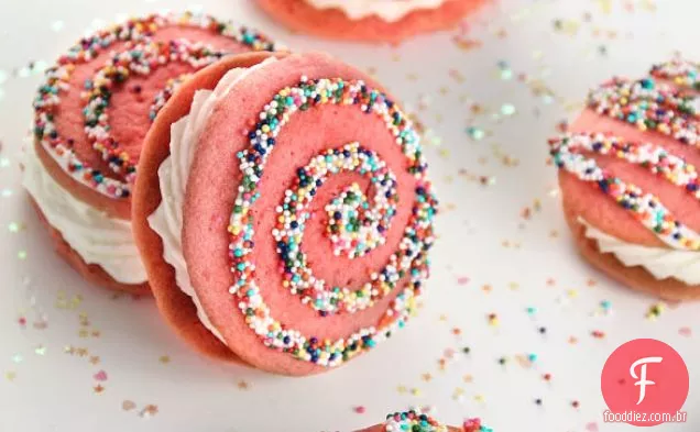 Morango Leite Whoopie Tortas