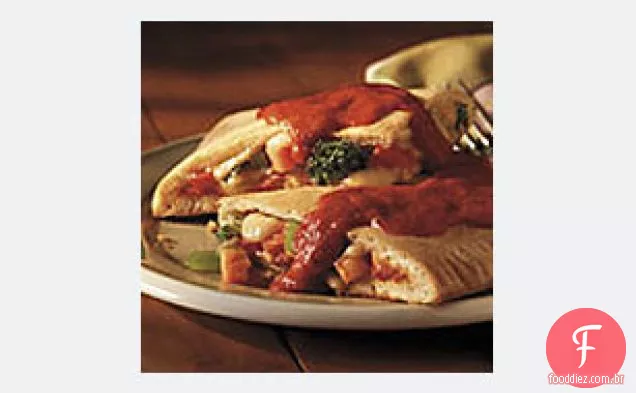 Calzone Vegetariano De Tamanho Familiar