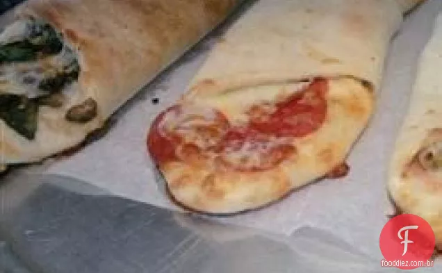 Salsicha Rápida E Pimentão Calzones