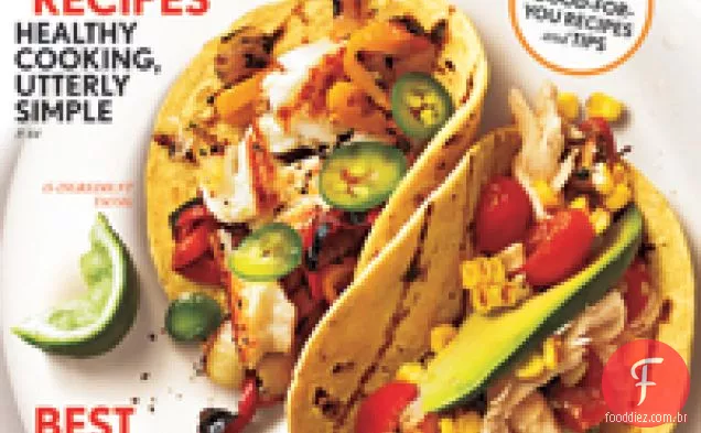 Tacos De Tilápia Salteados Com Pimentos Grelhados E Cebola