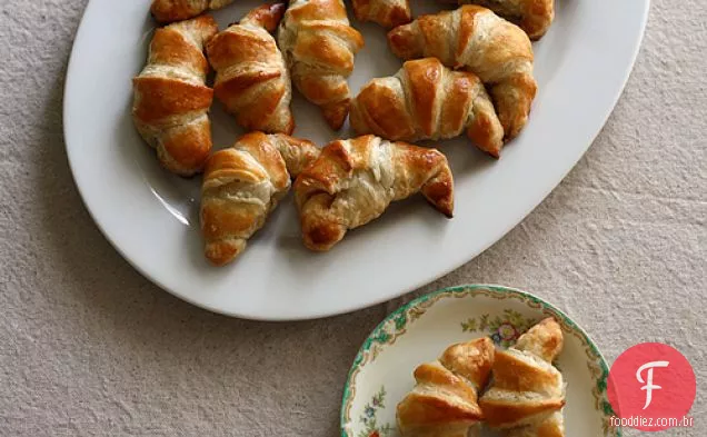 Croissants De Chocolate Fáceis