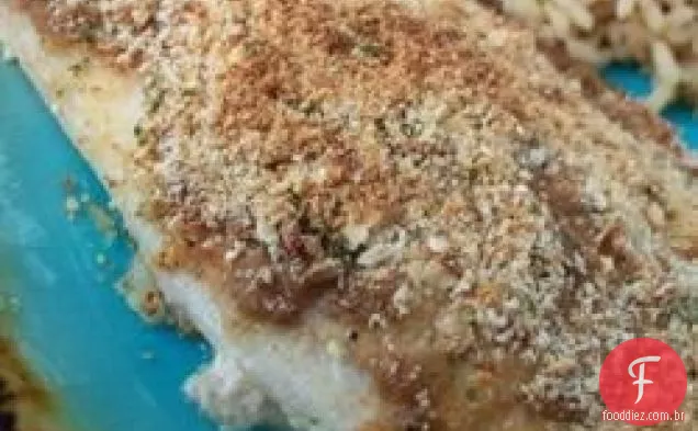 Tilápia Com Crosta De Mostarda