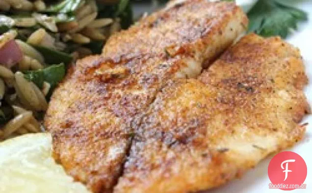 Tilápia Pan-Seared