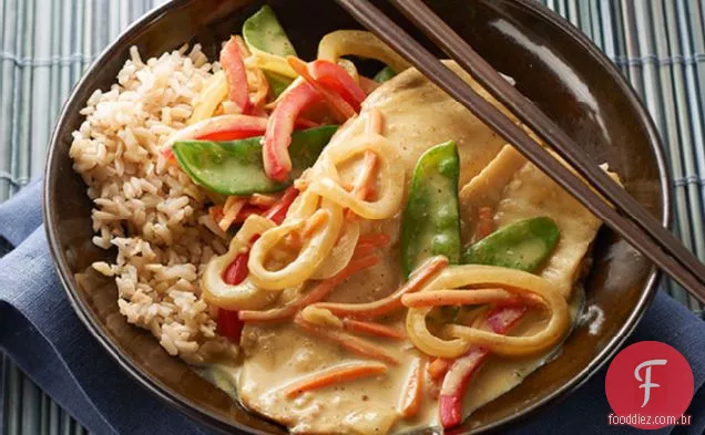 Thai Curried Tilapia Skillet