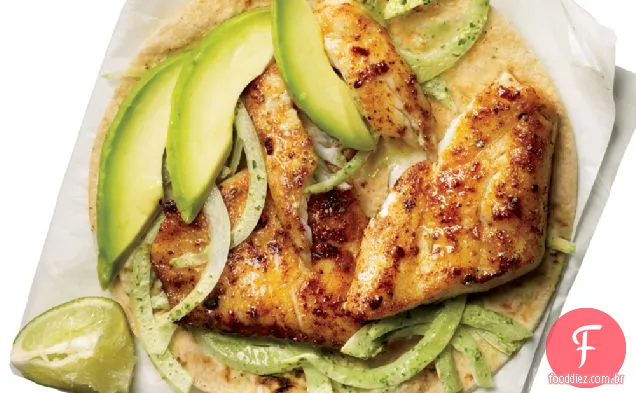 Tilápia Enegrecida Baja Tacos