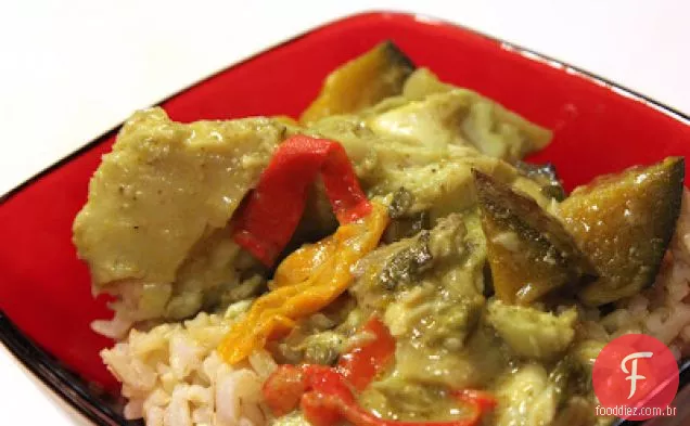 Curry De Peixe Com Abóbora Kabocha