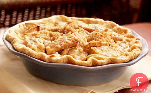 Torta De Migalhas De Caramelo E Maçã