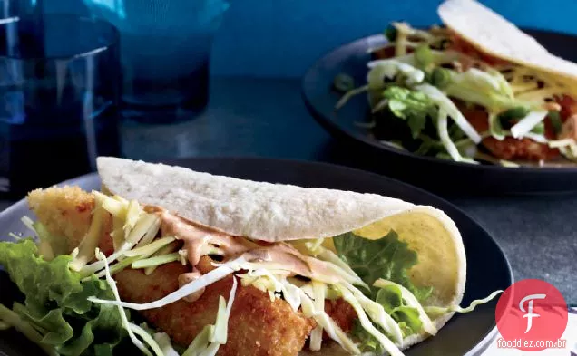 Tacos Crocantes De Peixe Frito