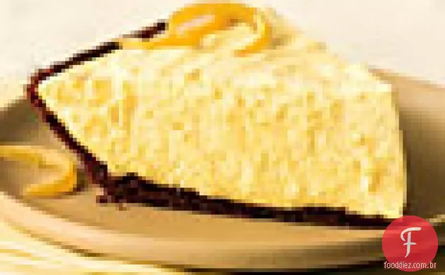 Torta De Chiffon Limão Com Crosta Gingersnap