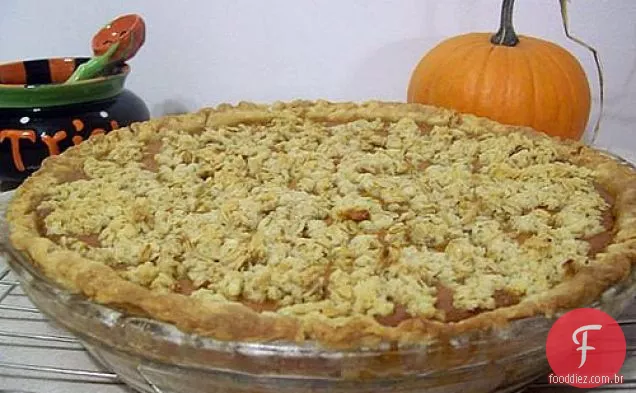 Torta De Mousse De Abóbora Streusel