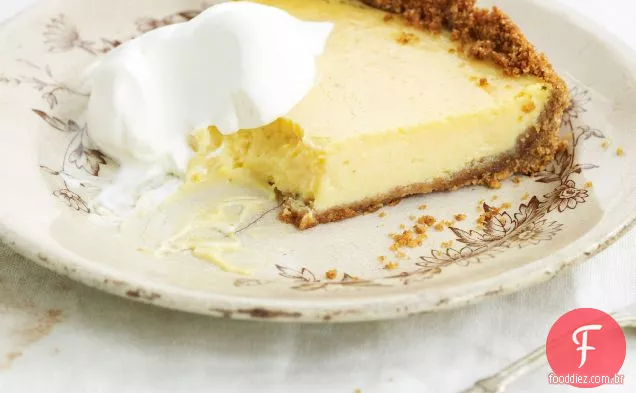 Torta Da Caixa De Gelo Do Limão