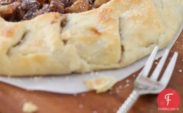 Chocolate E Caramelo Torta De Maçã Galette