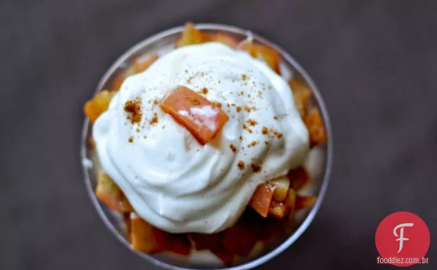 Torta De Maçã Com Quinoa Temperada Parfait