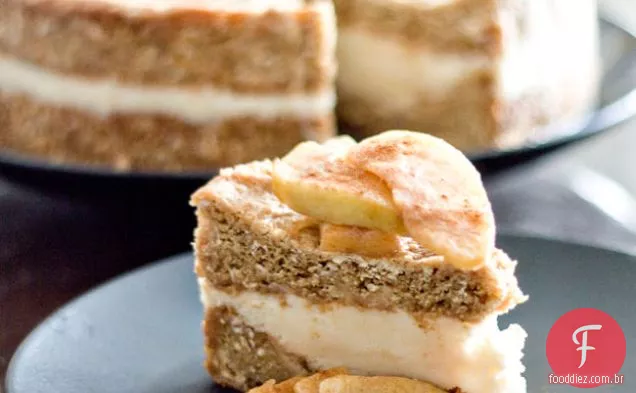 Torta de maçã de dentro para fora no modo La