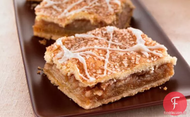 Barras De Torta De Maçã Vitrificada