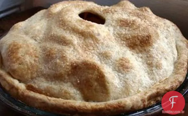 Torta De Maçã Com Manteiga Marrom
