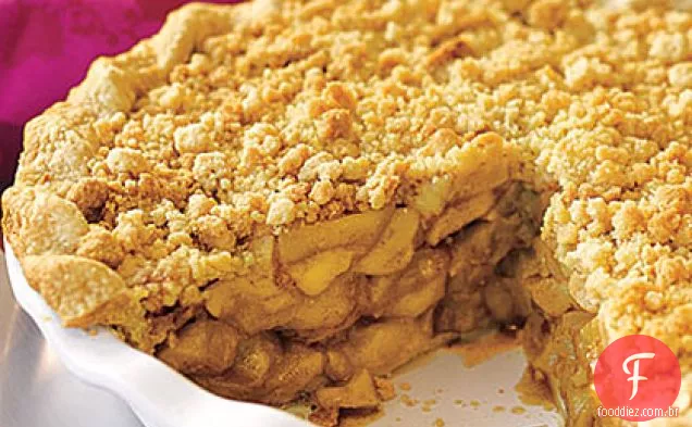 Torta De Maçã Com Cobertura De Migalhas