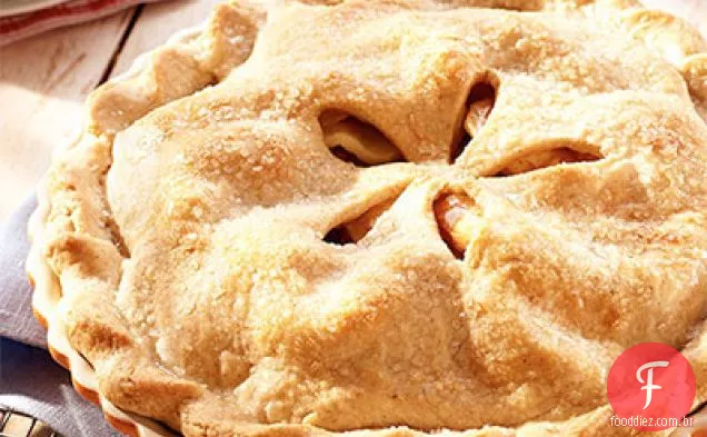 Torta De Maçã De Fita Azul