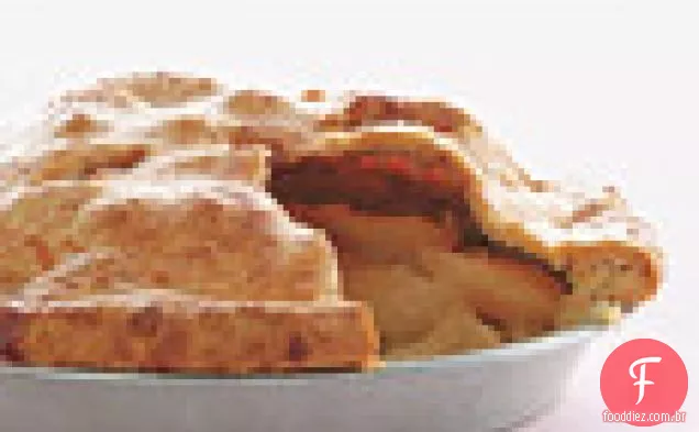 Torta de maçã com crosta de Cheddar