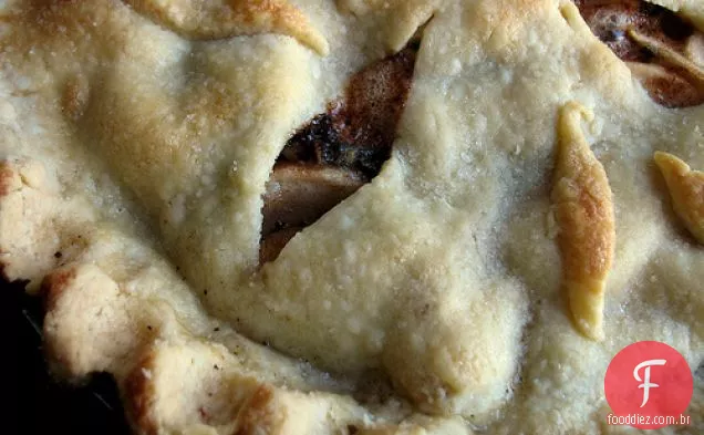Torta De Maçã De Sálvia De Manteiga Marrom