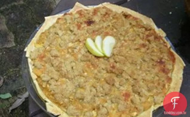Pão Pudim Torta De Maçã