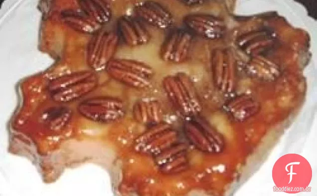 Topsy-torta de maçã turvy