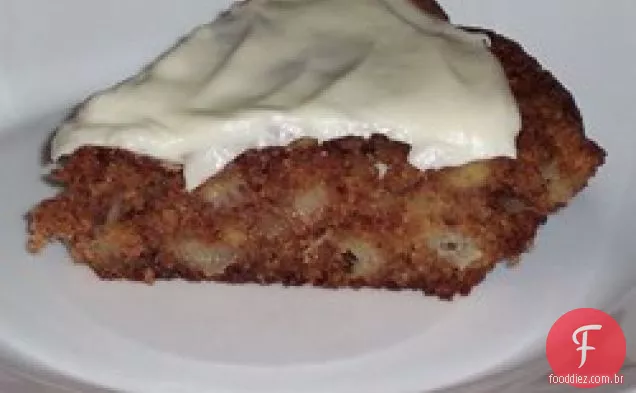 Torta de maçã francesa com cobertura de Cream Cheese