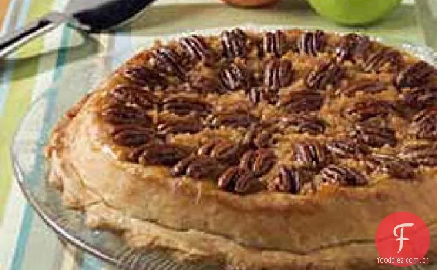 Torta De Noz-Pecã De Maçã Embriagada
