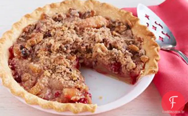 Torta De Cranberry-Maçã