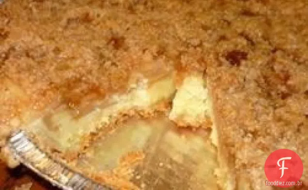 Torta De Creme De Leite Com Manteiga De Maçã Quente