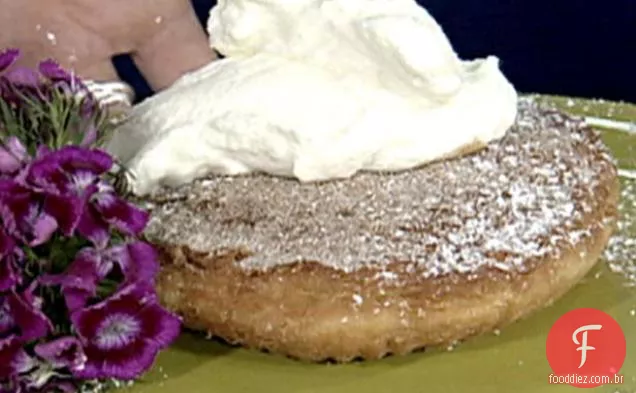 Frigideira Torta De Maçã Frita