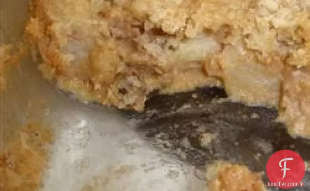 Torta de maçã sem crosta do Grammie