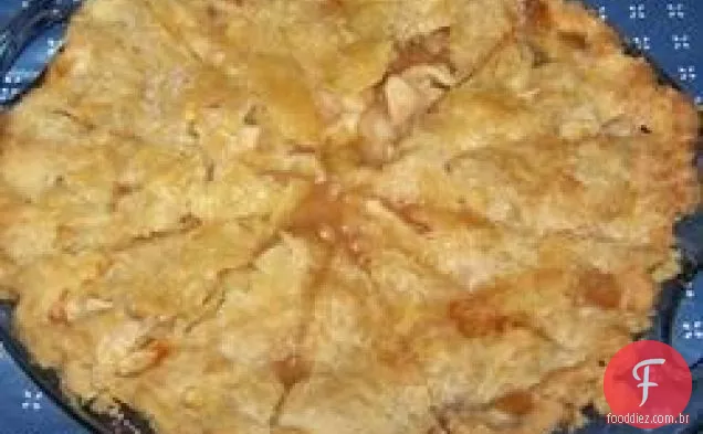 Torta Rápida De Maçã Caramelo