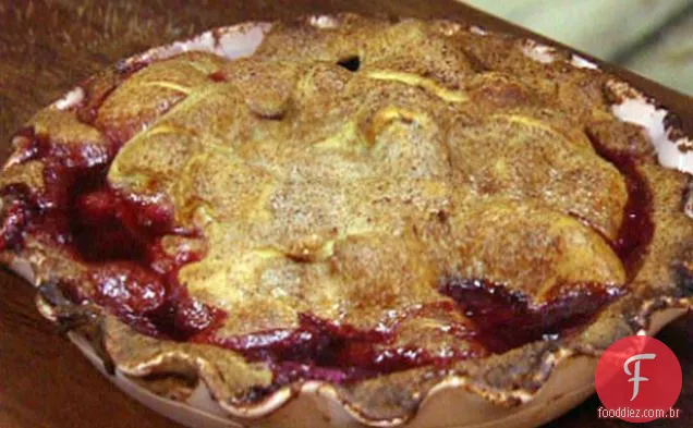 Torta de amora e maçã