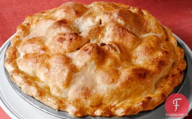 Torta De Maçã De Prato Fundo