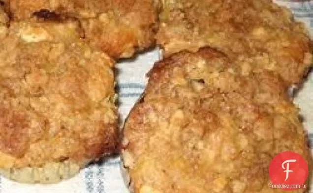 Muffins De Nozes De Maçã