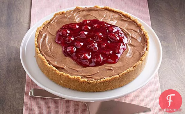 Cheesecake De Cereja Com Chocolate