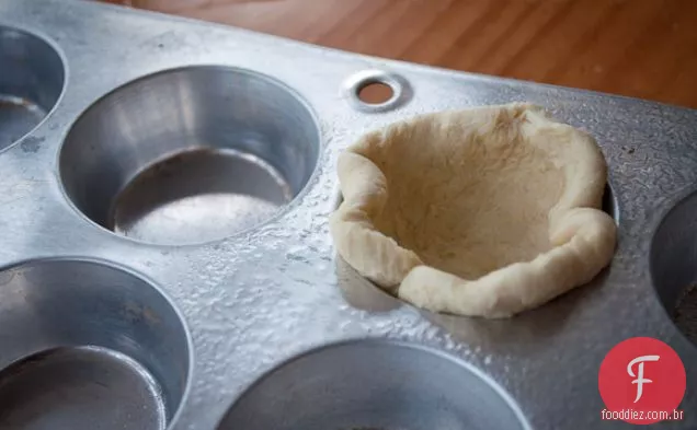 Tortas de romã cereja (mini)