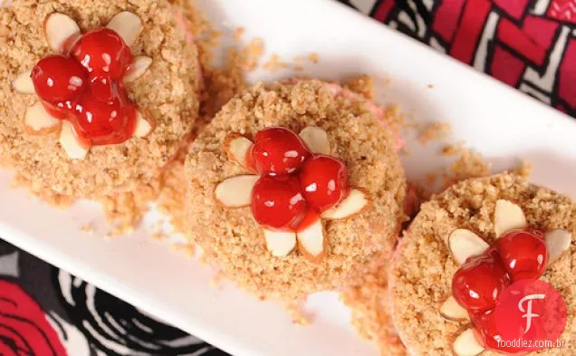 Cereja Amêndoa Semifreddo Tortas
