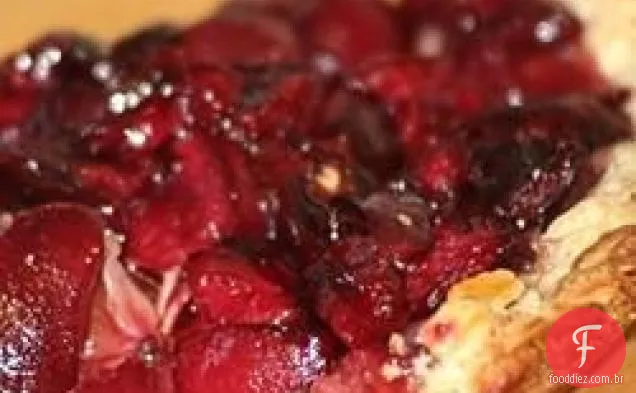 Torta de cereja saudável e deliciosa