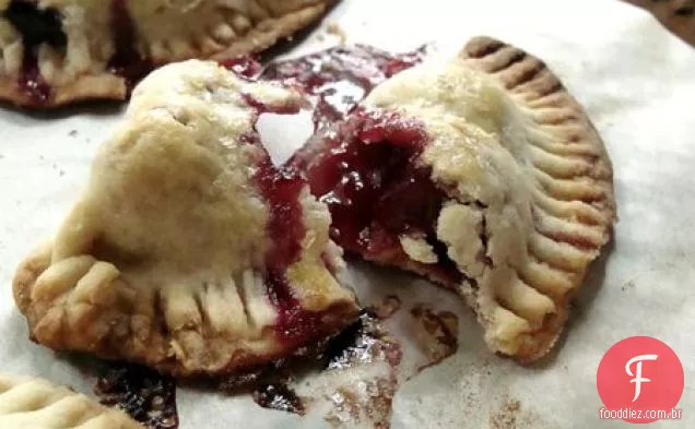 Bolsões De Torta De Cereja Doce
