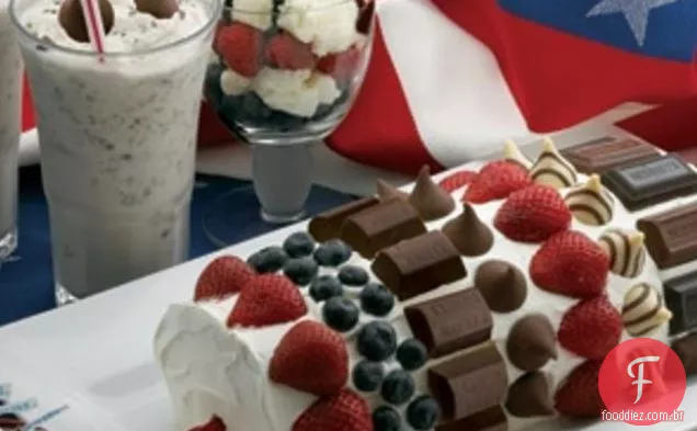 Bolo de fogo de artifício de Hershey