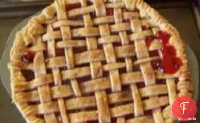Torta De Cereja Prato Profundo