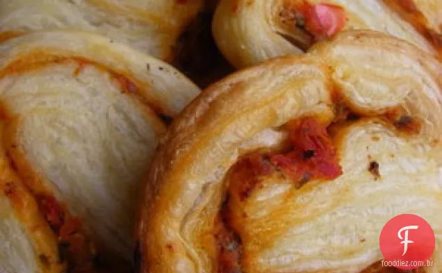 Salgadinhos De Manjericão De Tomate